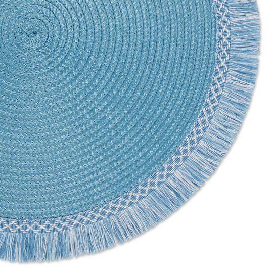 DII® Round Fringed Placemats, 6ct.